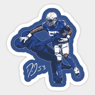 Darius Leonard Stiff Arm Sticker